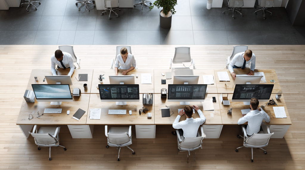 business automation office team